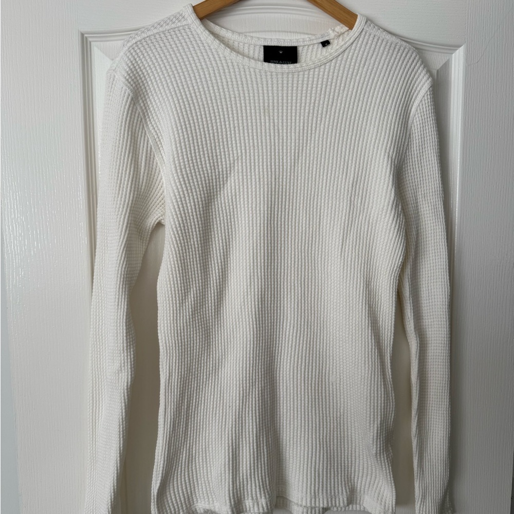 Junk de Luxe white long sleeve shirt